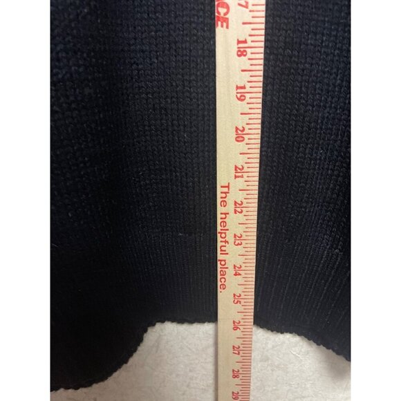 VTG Mickey Mouse Unlimited Acrylic Wool Blend Black Red Sweater Men's Medium - Picture 6 of 8